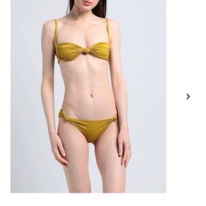 S AND S Mustard Bikini Set Sz. M